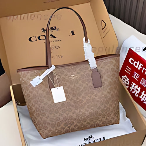 Monogram Trim Tote Bag