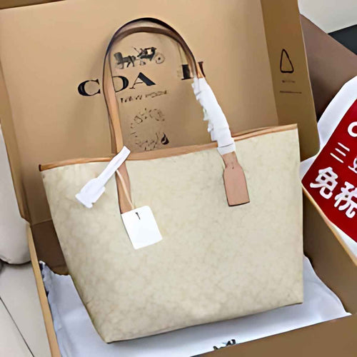 Monogram Trim Tote Bag