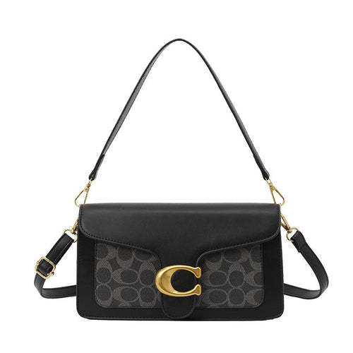 Patterned Flap Crossbody Bag