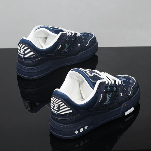 Men's Graphic Platform Sneakers