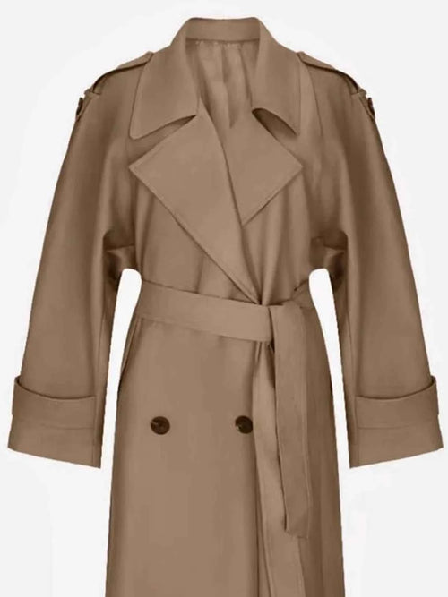 Oversized Belted Trench Coat