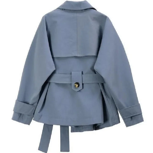 Short Belted Trench Coat