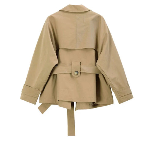 Short Belted Trench Coat