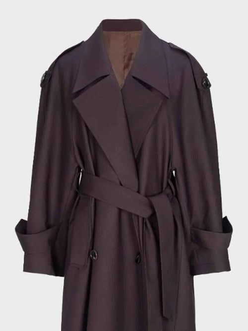Oversized Belted Trench Coat
