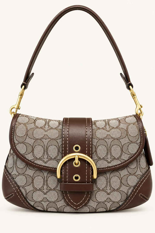 Buckle Flap Shoulder Bag