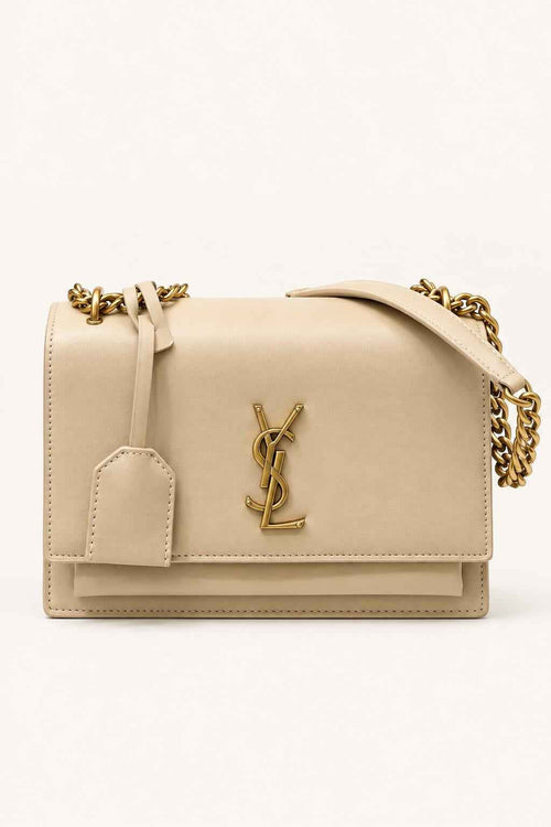 Structured Chain Shoulder Bag