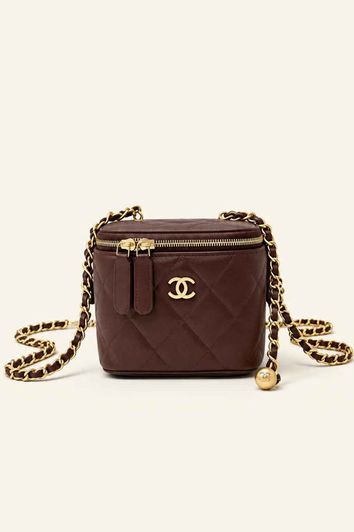 Quilted Vanity Case Crossbody