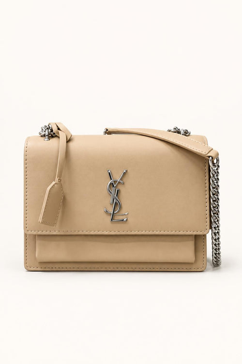 Structured Chain Shoulder Bag