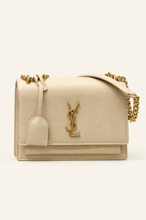 Structured Chain Shoulder Bag