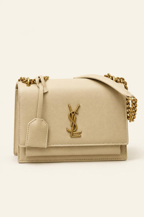Structured Chain Shoulder Bag