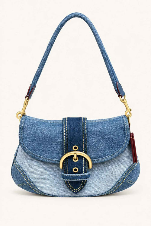 Buckle Flap Shoulder Bag
