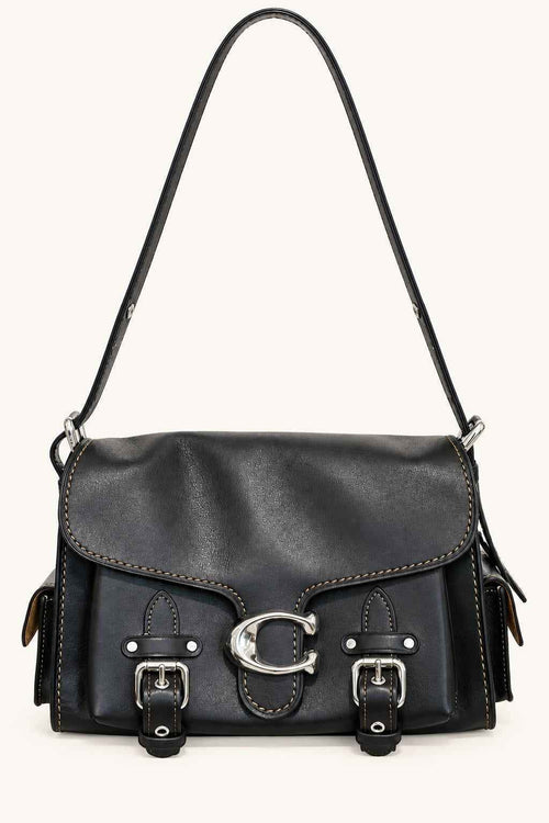 Buckle Flap Shoulder Bag