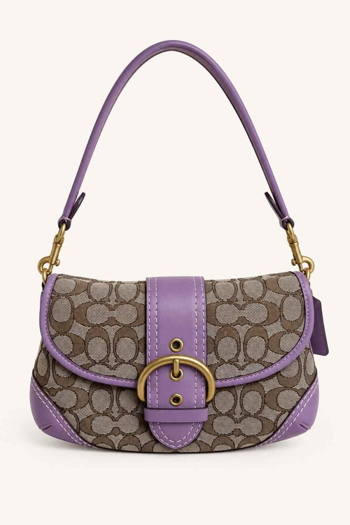 Buckle Flap Shoulder Bag