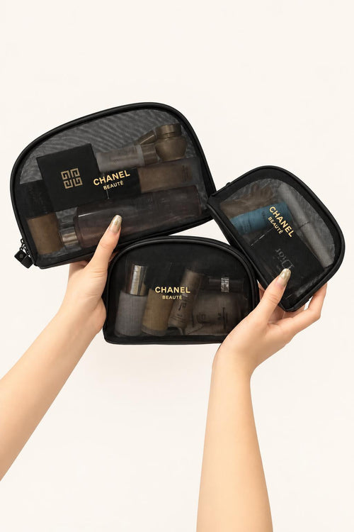 Mesh Cosmetic Organizer Bag