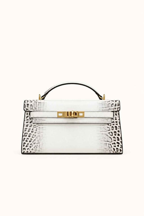 Structured Top Handle Handbag