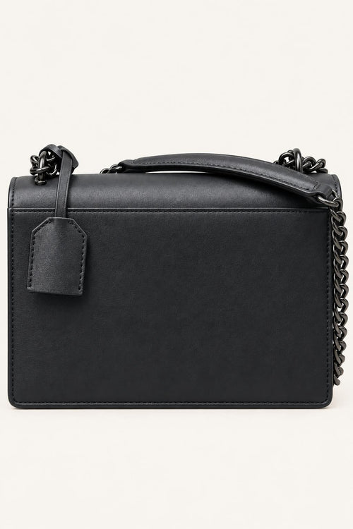 Structured Chain Shoulder Bag