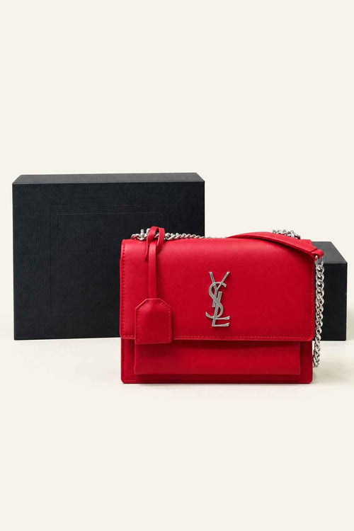 Structured Chain Shoulder Bag