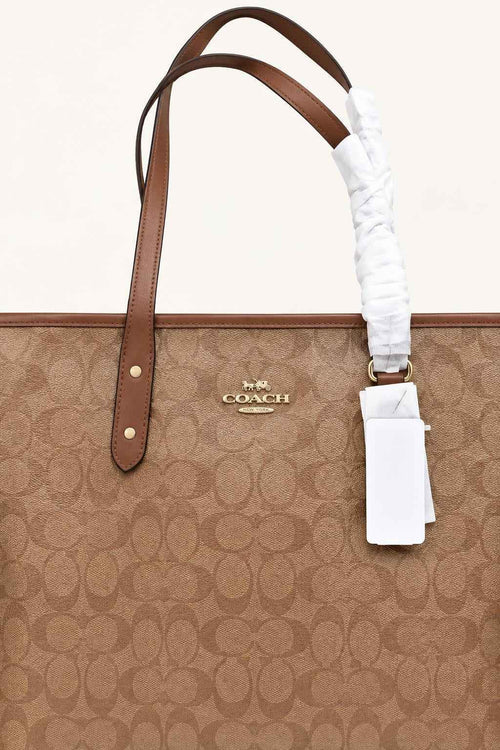 Structured Hanging Tag Tote