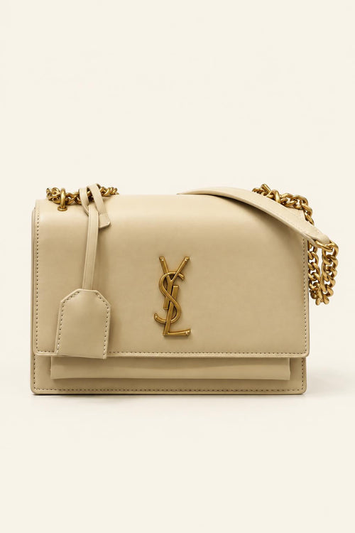 Structured Chain Shoulder Bag