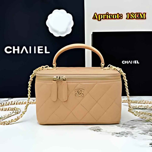 Quilted Leather Vanity Crossbody
