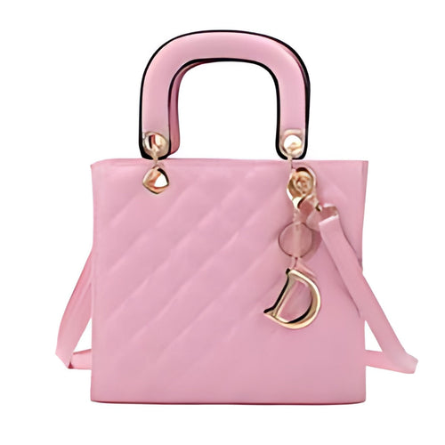 Quilted Top Handle Crossbody Bag
