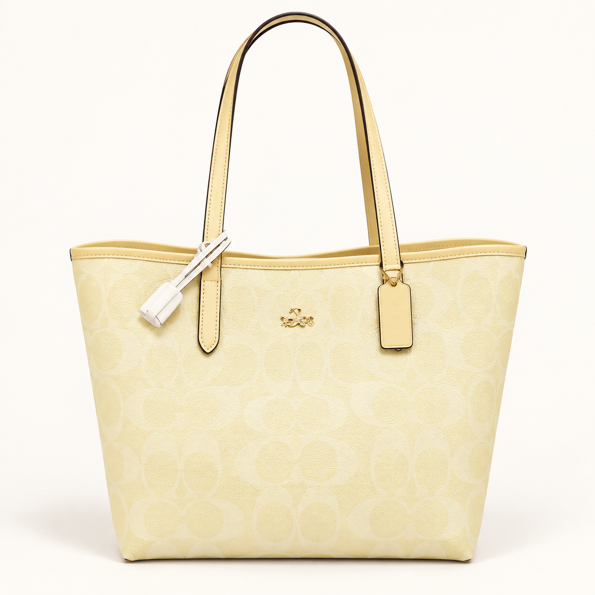 Monogram Trim Tote Bag
