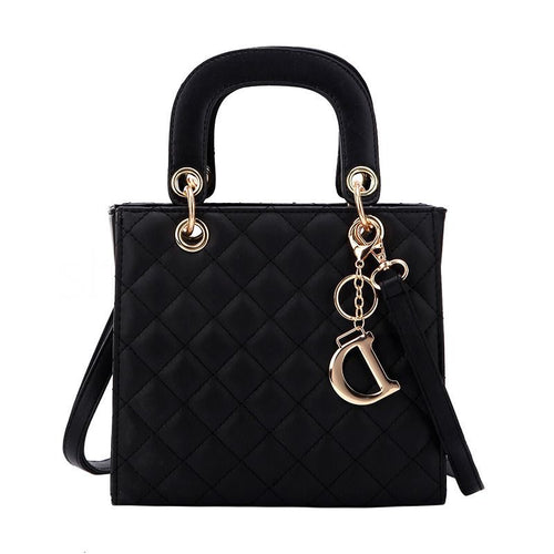 Quilted Top Handle Crossbody Bag
