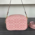 Pink Printed Crossbody Bag