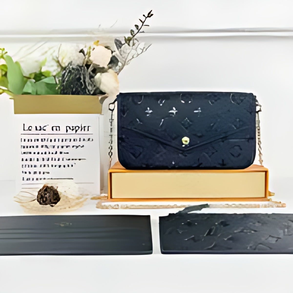 Envelope Chain Strap Clutch