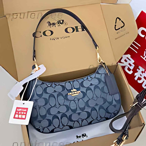 Compact Zip Top Shoulder Bag
