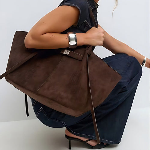 Women's Winged PU Tote Bag