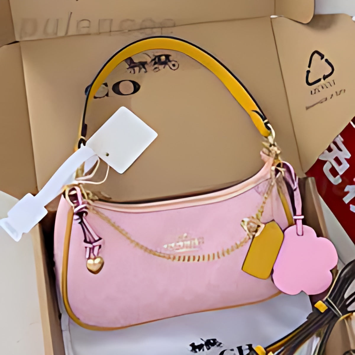 Compact Zip Top Shoulder Bag
