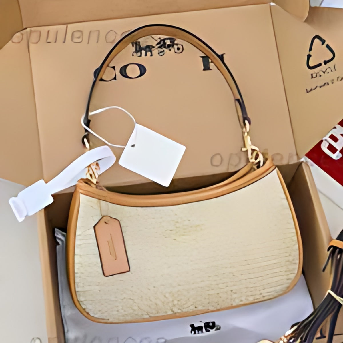 Compact Zip Top Shoulder Bag