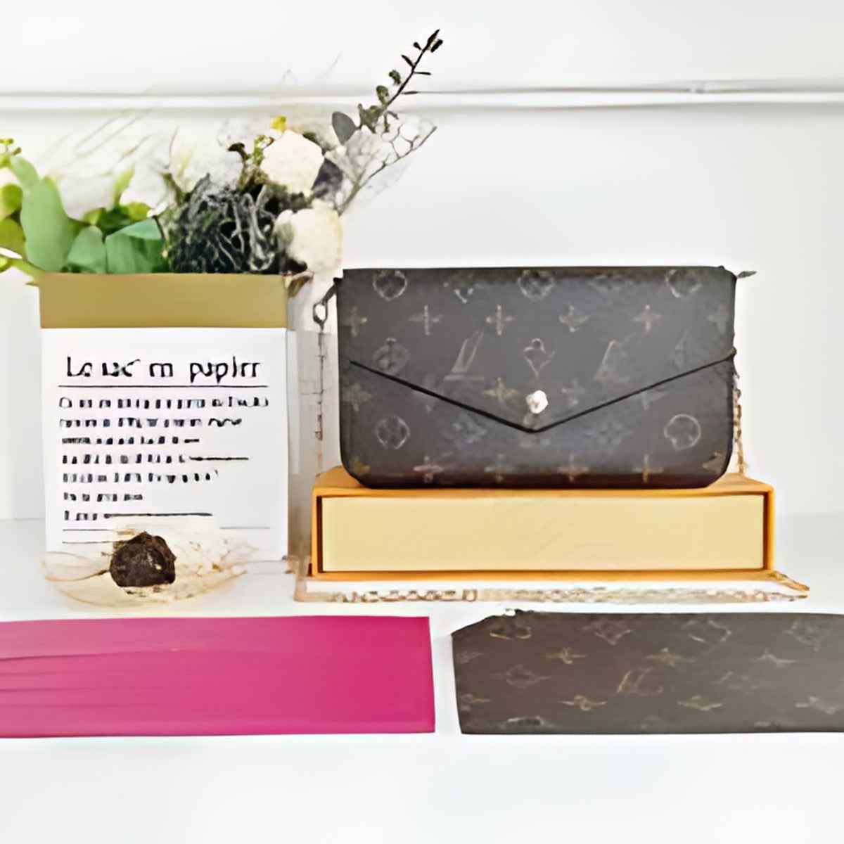 Envelope Chain Strap Clutch