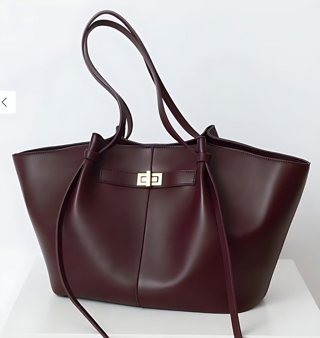 Women's Winged PU Tote Bag