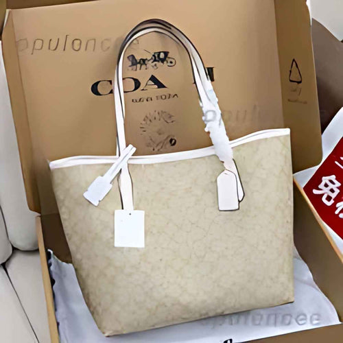 Monogram Trim Tote Bag