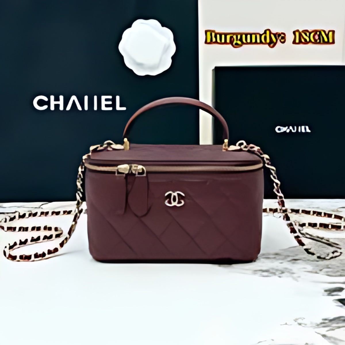 Quilted Vanity Case Crossbody