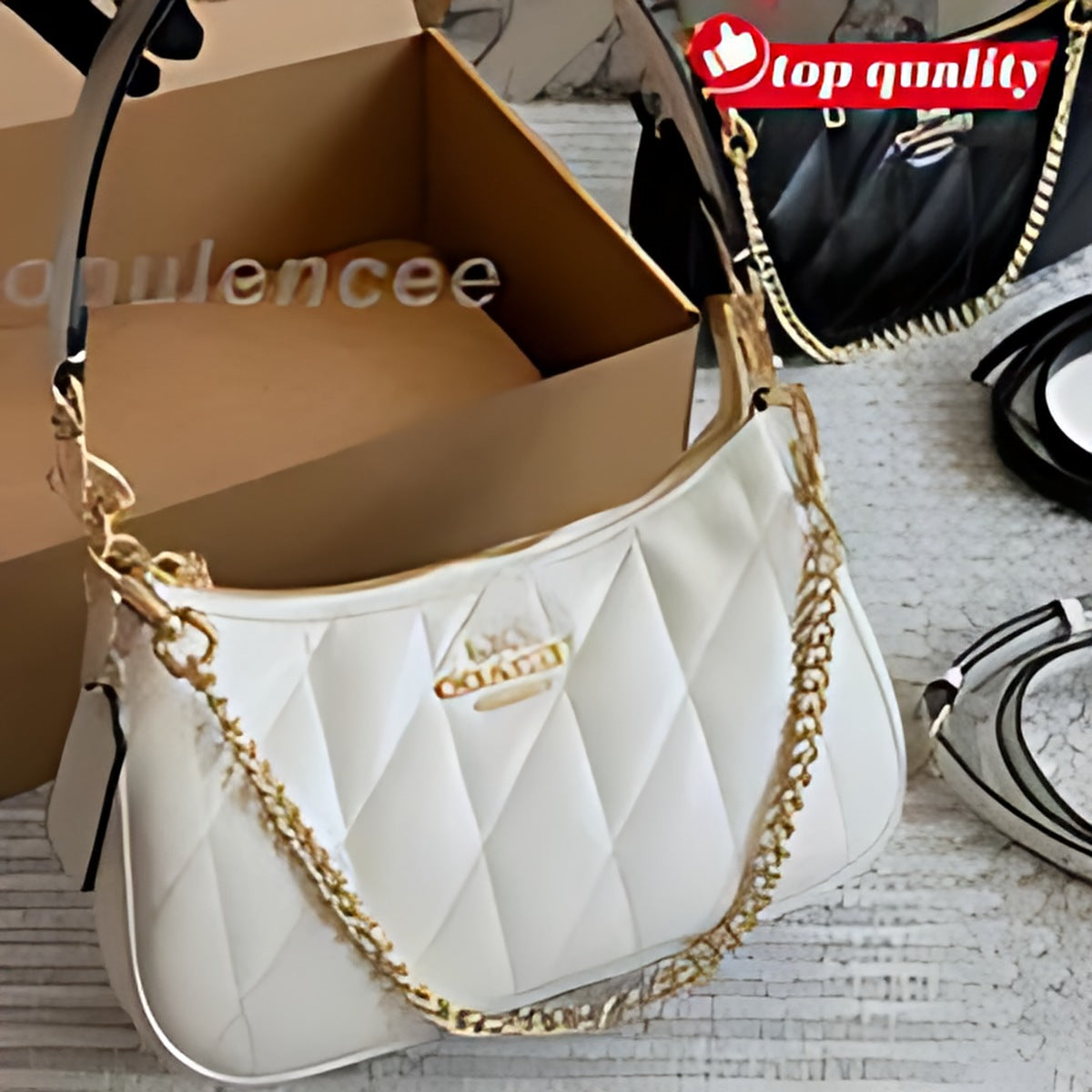 Compact Chain Shoulder Bag