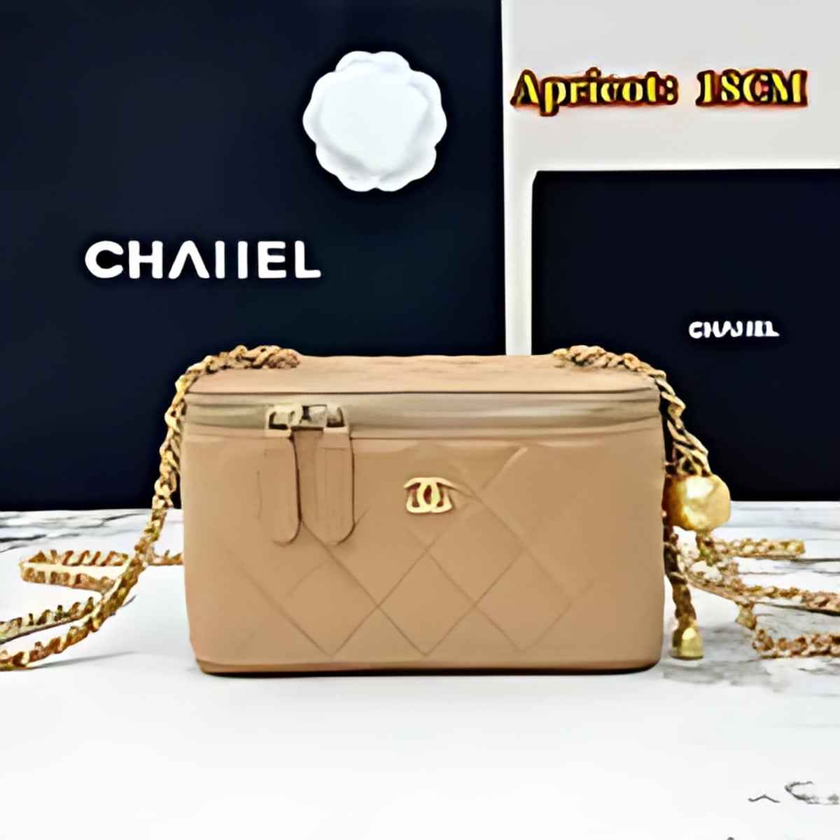 Quilted Leather Vanity Crossbody