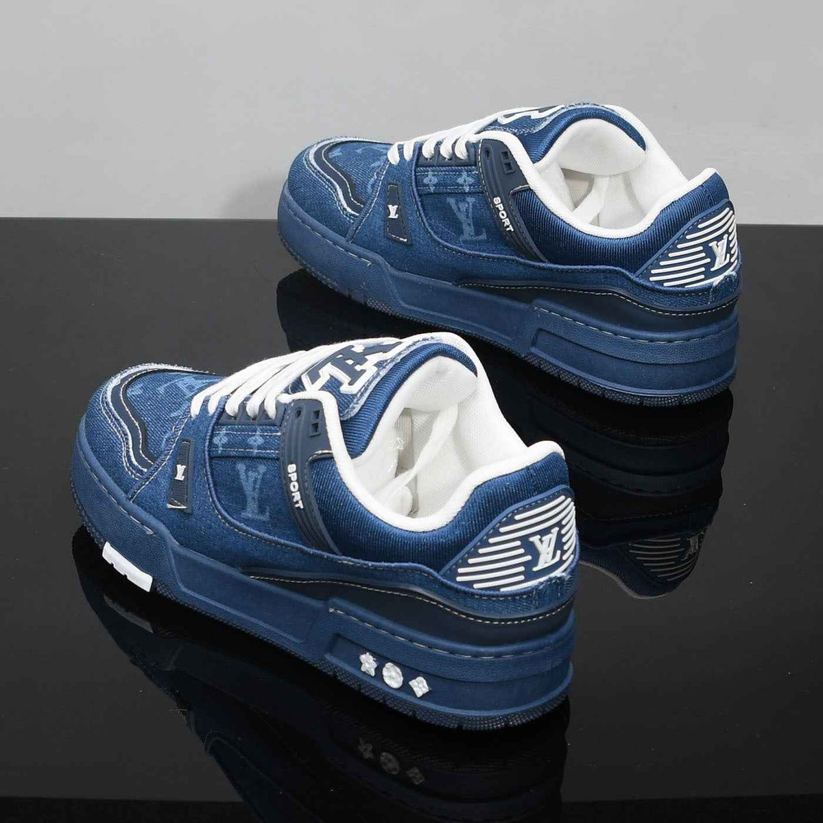 Men's Graphic Platform Sneakers