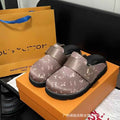 Unisex Patterned Platform Clog Mules