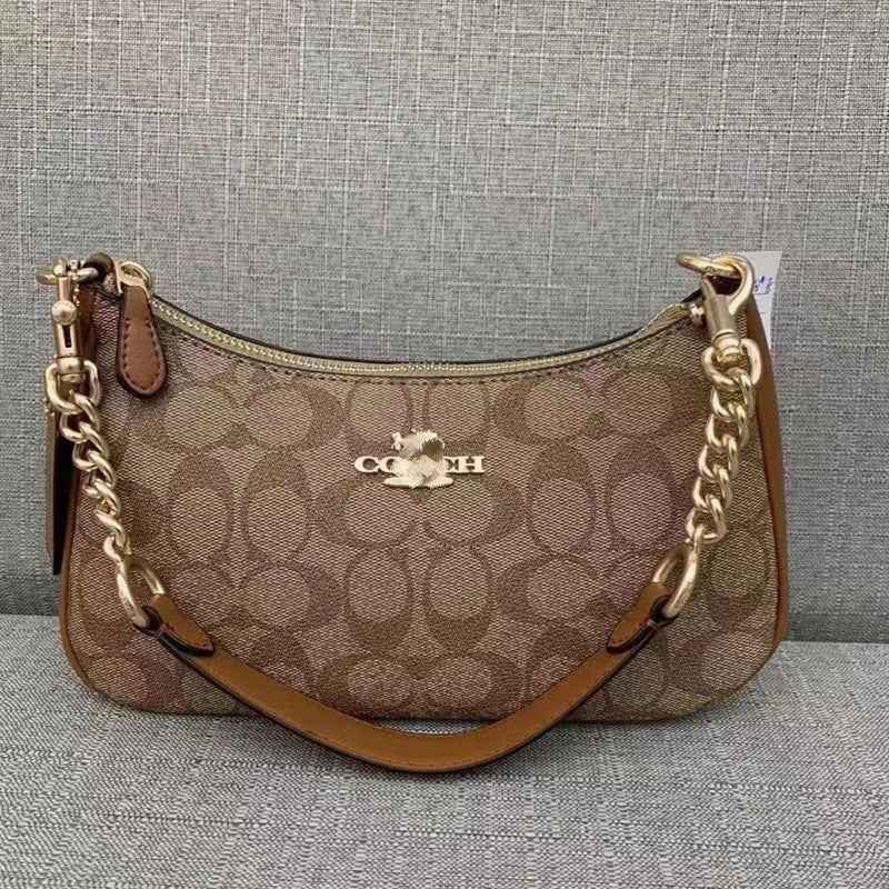 Monogram Crescent Shoulder Bag