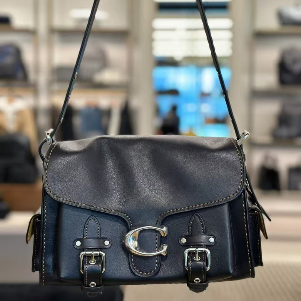 Buckle Flap Shoulder Bag
