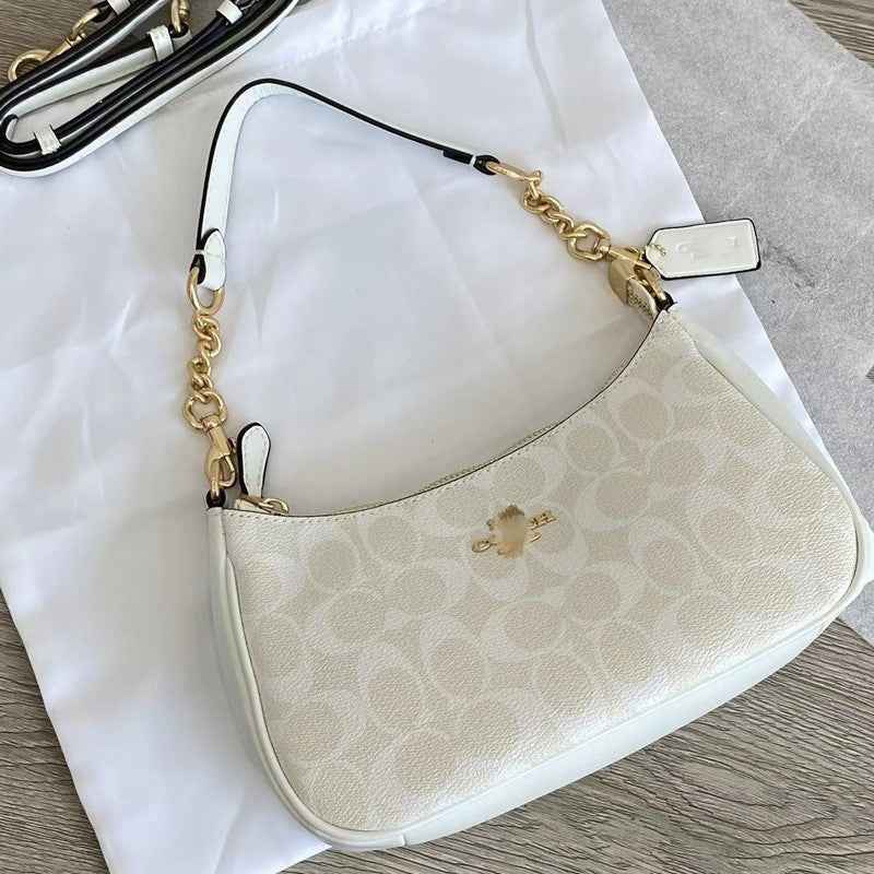 Monogram Crescent Shoulder Bag
