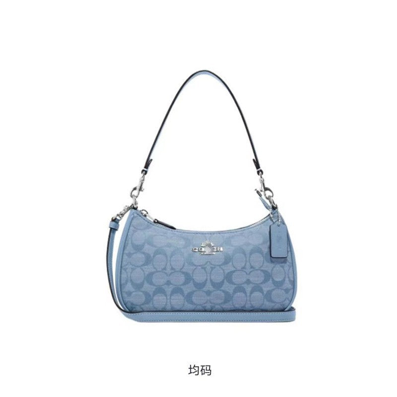Monogram Crescent Shoulder Bag