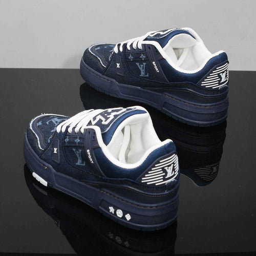 Men's Graphic Platform Sneakers
