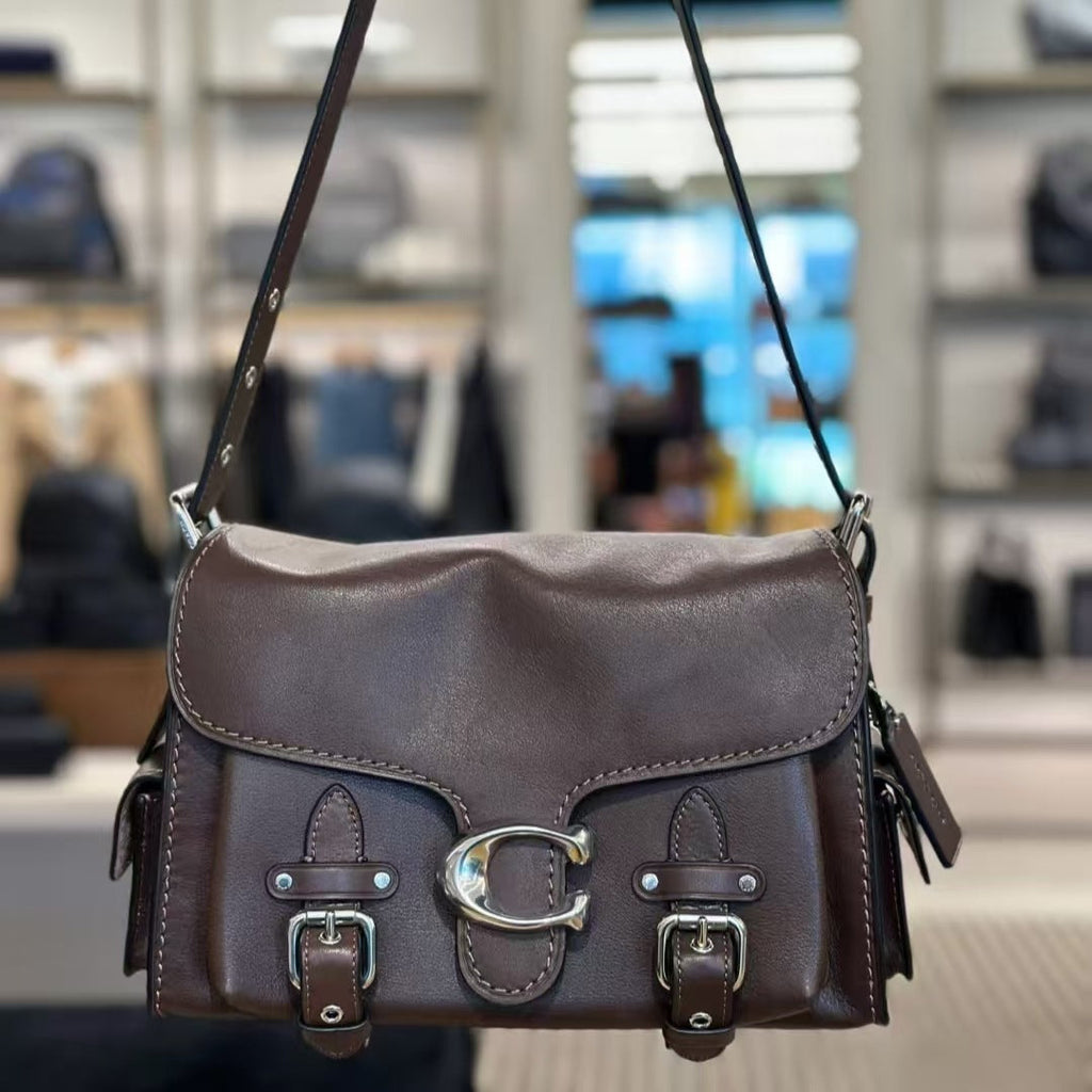 Buckle Flap Shoulder Bag