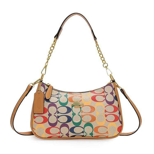 Monogram Crescent Shoulder Bag