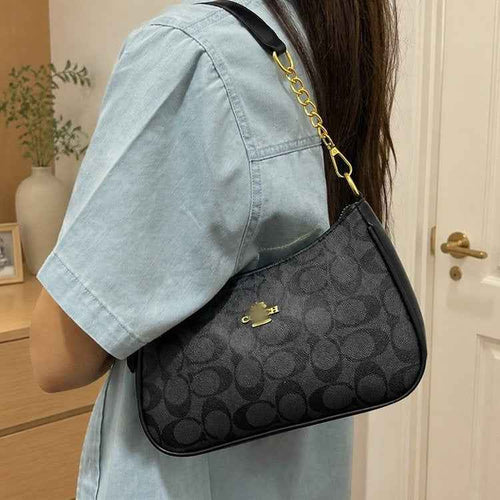 Monogram Crescent Crossbody Bag
