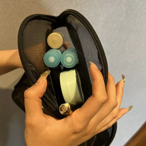 Mesh Cosmetic Organizer Bag